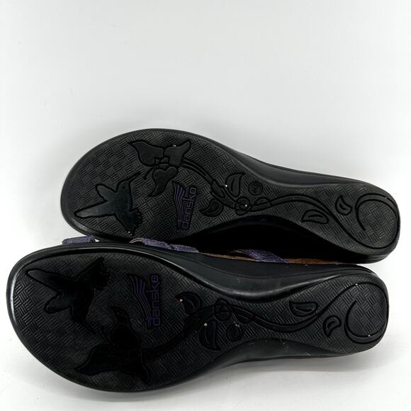 Dansko Jameson Sporty Trail Sandals Strappy Buckle Leather Purple EU 40 US 9 - Picture 7 of 7